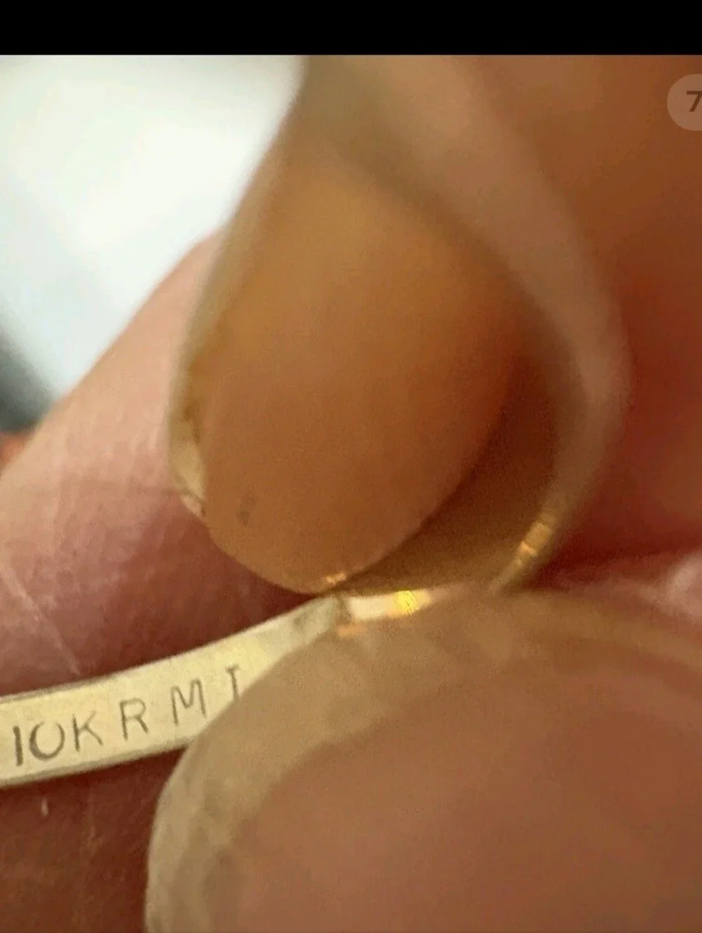 10kt WHITE GOLD BAND